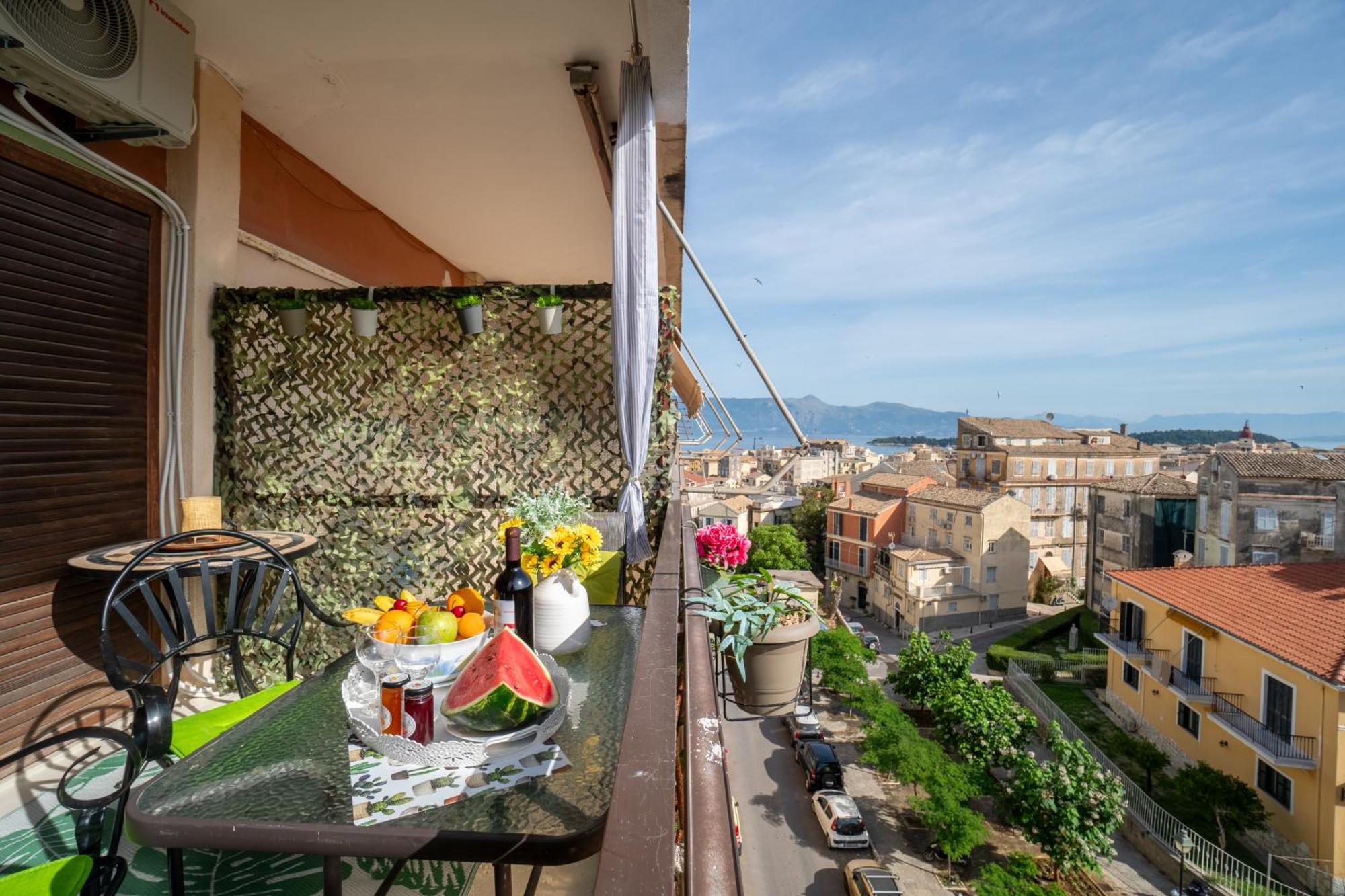 Corfu Panoramic View All The City Exterior photo