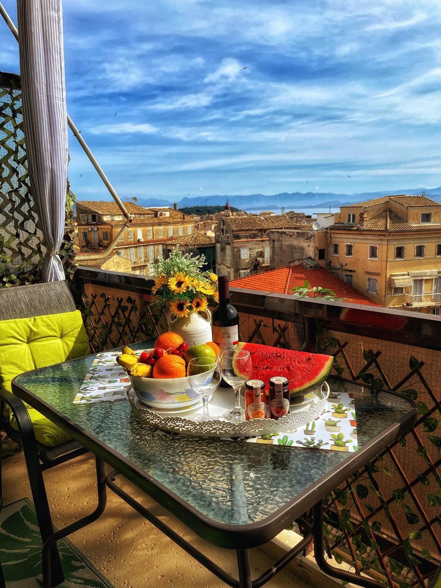 Corfu Panoramic View All The City Exterior photo